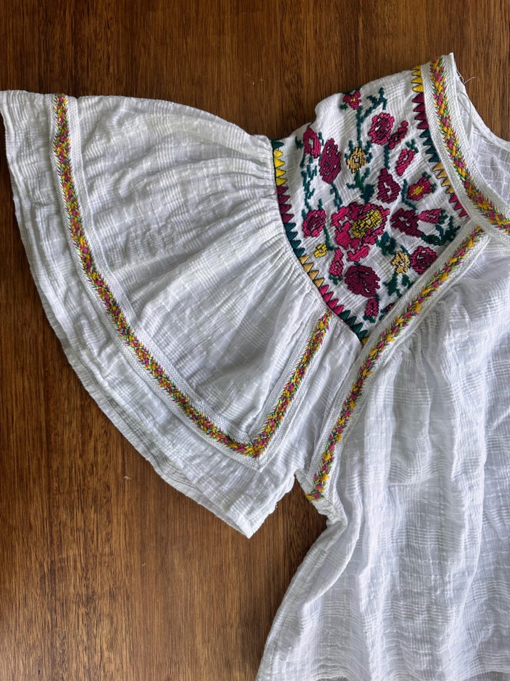 Anthropologie pilcro and the letterpress tawny embroidered blouse - Picture 11 of 11